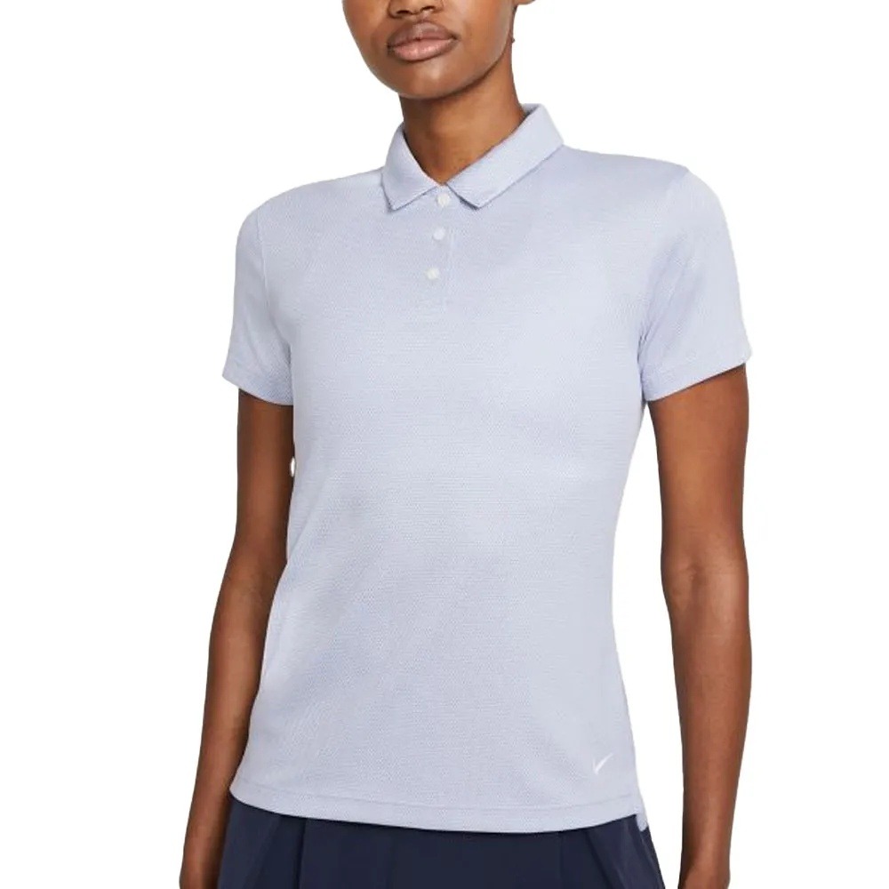 Nike Golf Dri-Fit Short Sleeve Polo Shirt Light Blue - Size L